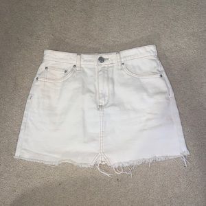 BDG urban outfitters white denim skirt